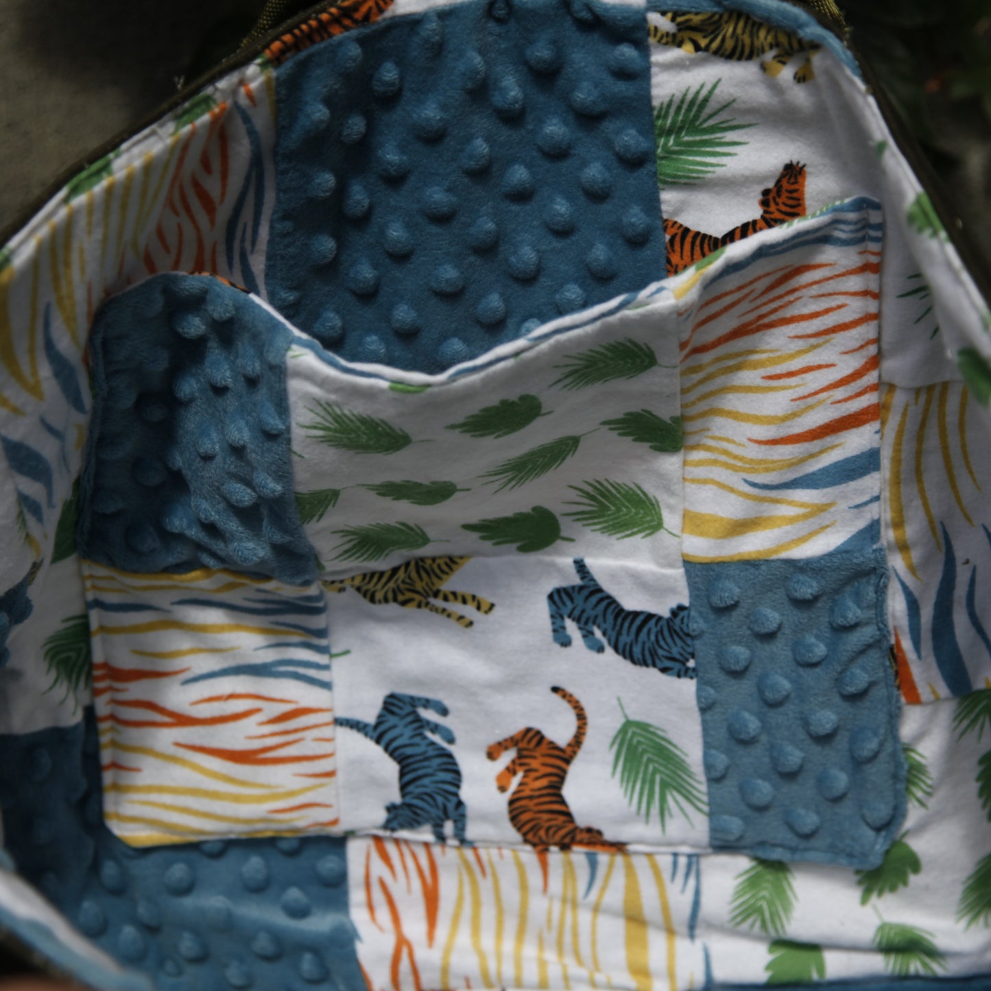 UPCYCLED PARACHUTIST BABY TOTE